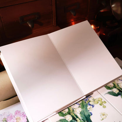 Flowers Notebook organ notebook collage book blank notebook organ book