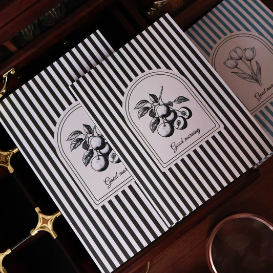 Retro Striped Book Notebook Journal notebook collage book blank notebook