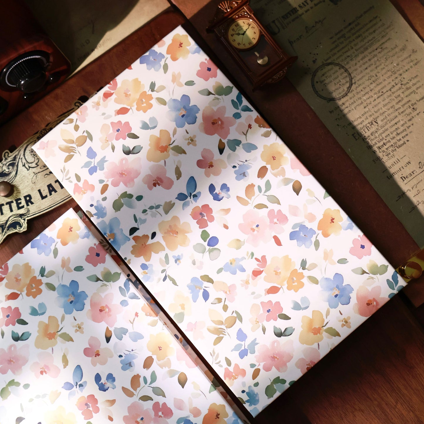 Floral Notebook organ notebook collage book blank notebook organ book