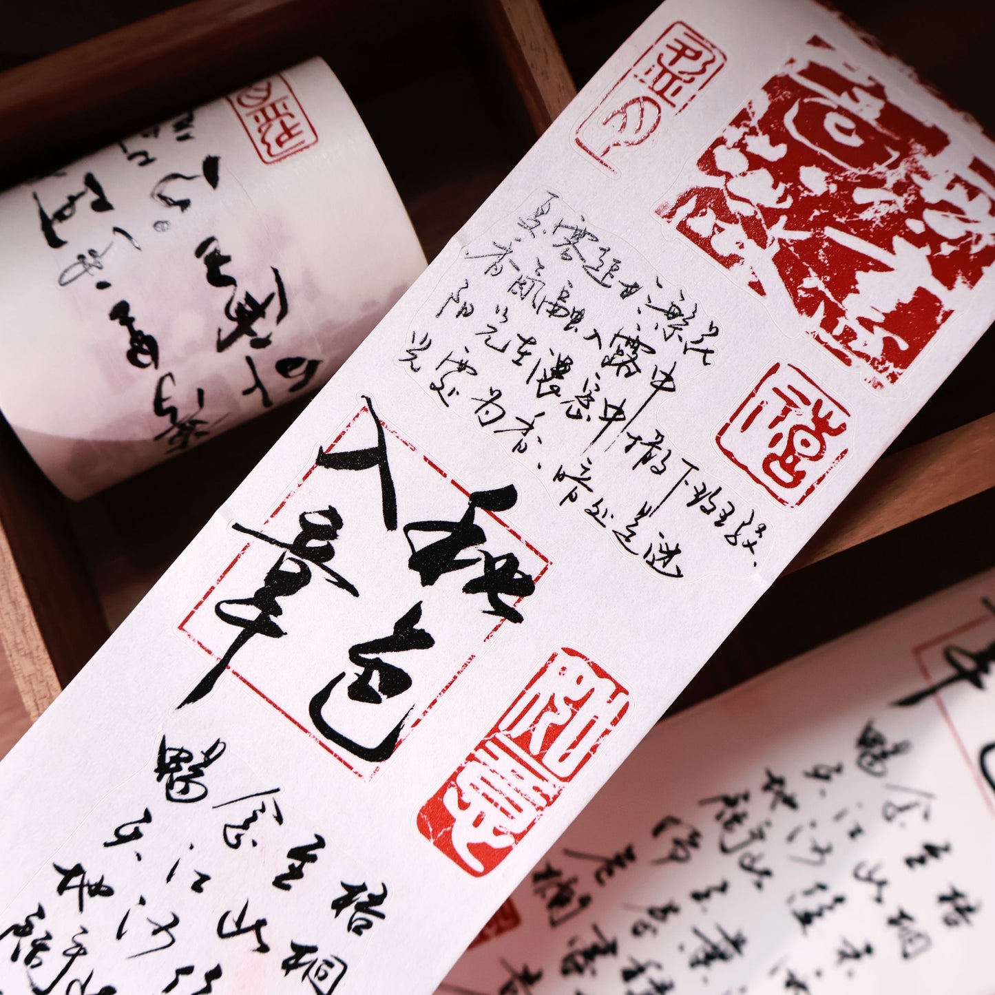 Quotes from Four Seasons Light retro base tape handbook material PET washi die-cutting tape