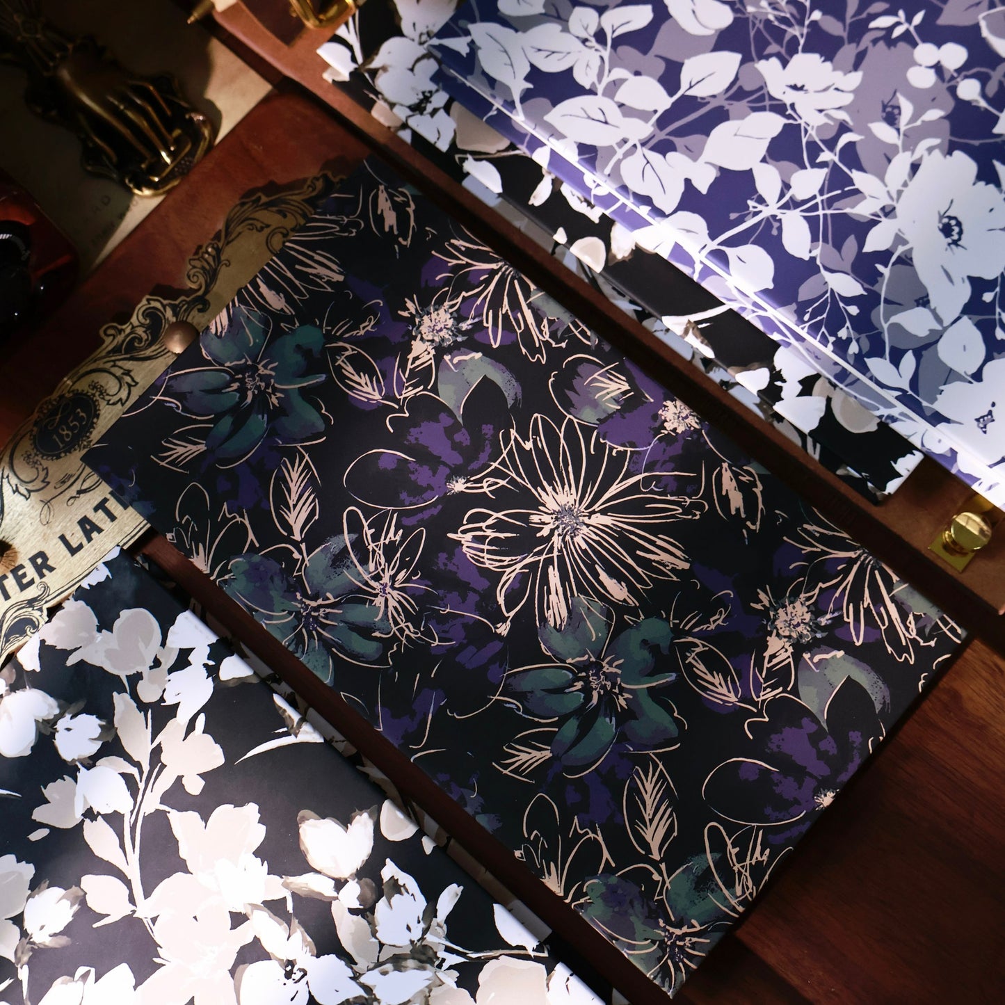 Floral Notebook organ notebook collage book blank notebook organ book