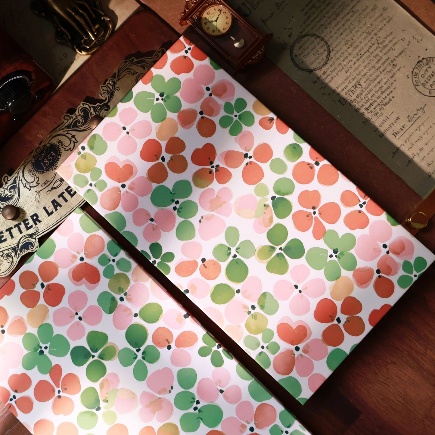Floral Notebook organ notebook collage book blank notebook organ book