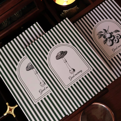 Retro Striped Book Notebook Journal notebook collage book blank notebook