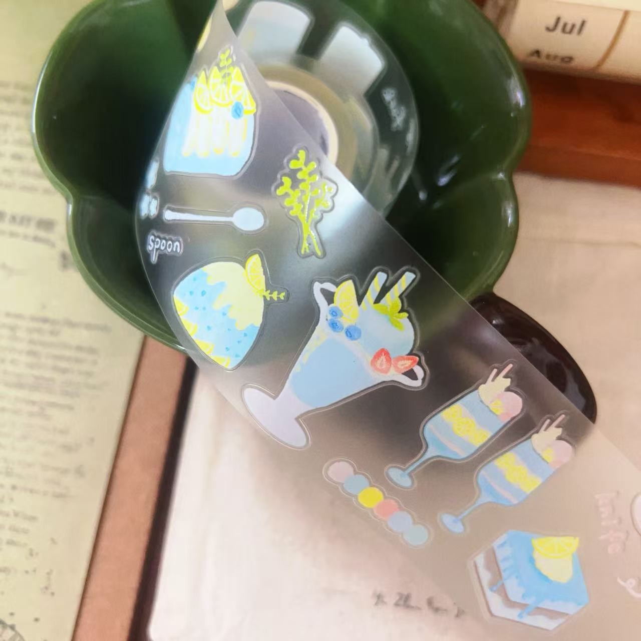 Sea-salt Lemon Collection Masking Tape | Cute  PET / Washi Tape