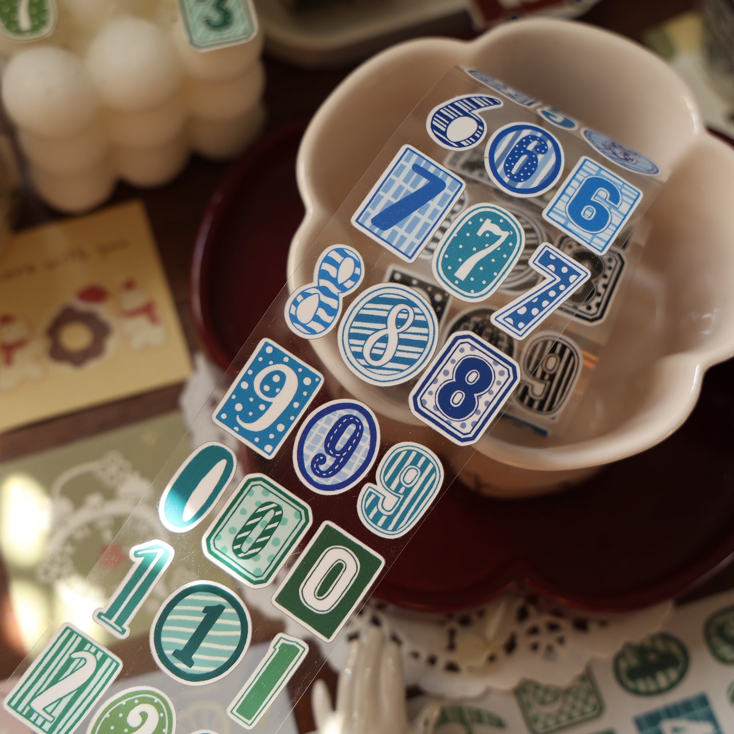 Number Matching Collection Masking Tape | Cute  PET / Washi Tape