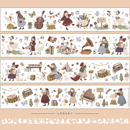 Forest concert Collection Masking Tape | Cute  PET / Washi Tape