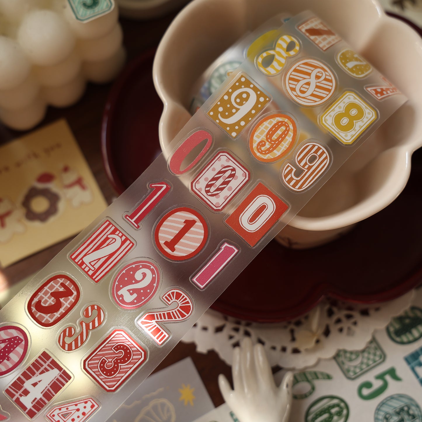 Number Matching Collection Masking Tape | Cute  PET / Washi Tape